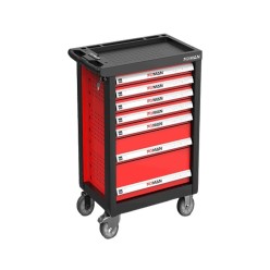 7 - Drawer Industrial Roller Cabinet On Castors Wheels - Empty | Fixman