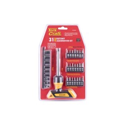 31 pcs T-Handle Ratchet Screwdriver Bit Set  