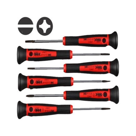 6Pc Precision SL & PH Screwdriver Set | Felo Tools 