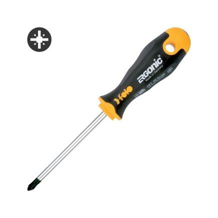 Ergonic Pozi Screwdriver 1 x 80 | Felo Tools 
