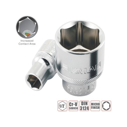 1/2" x 19mm Drive Hex Socket | Fixman