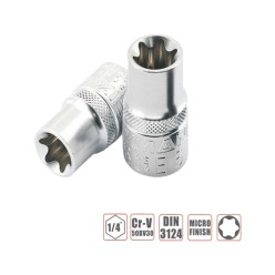Drive E-Socket 6 point - 1/4'' Drive - E8 | Fixman