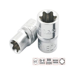 Drive E-Socket 6 point - 1/2'' Drive - E10 | Fixman