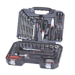84 Piece - 1/4" & 1/2" Drive Sockets tool set | Fixman