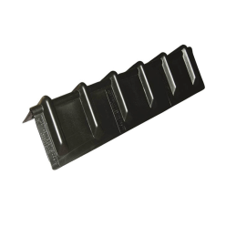1.2m - Corner Plate - Black | Plastic 