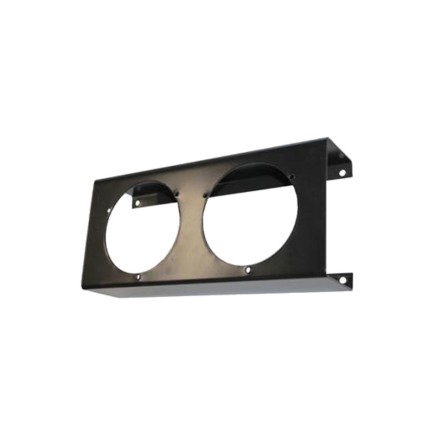 4” Boxed Bracket Holes With Black Power Coated Finish - 2 Semi-Sealed Lamps | Trucklamps