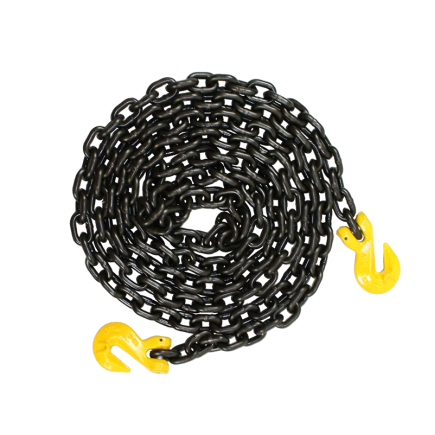 10mm x 9m - Transport Lashing Chain with Grab Hooks - G43 - CTC | SOLD PER METER