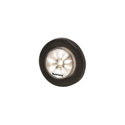 77x10mm - 7 LED White Circle Lens With Gasket -  Flush Mount | Trucklamps