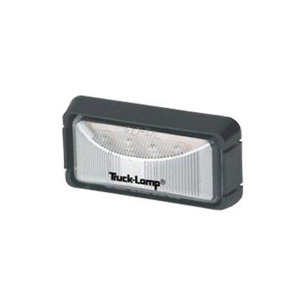 64mm x 31mm x 21mm - 4 LED White Number Plate Lens - Epoxy Board | Trucklamps