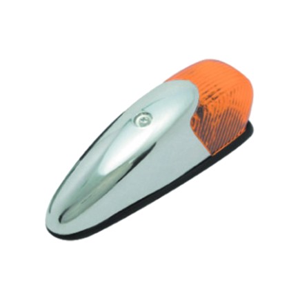 155x55x45mm - Amber Pilot Lamp  -  Flush Mount | Trucklamps