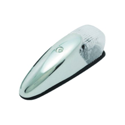 155x55x45mm - Clear Pilot Lamp -  Flush Mount | Trucklamps