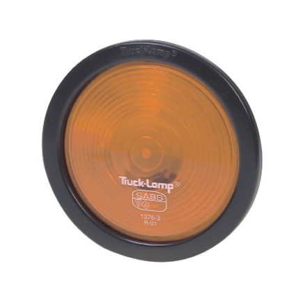 4" - Amber Sealed Indicator Lamp -  12V | Trucklamps