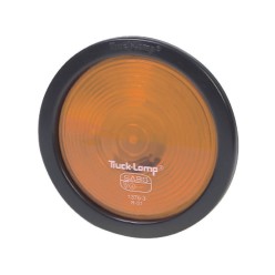 4" - Amber Semi-Sealed Indicator Lamp -  12/24V | Trucklamps