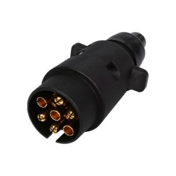7 Pin - Standard Socket  - Male | Nylon 