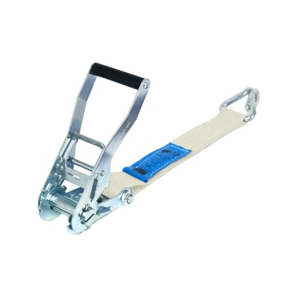 50mm - Ratchet | 4 Tonne Plastic Handle with Tail - White