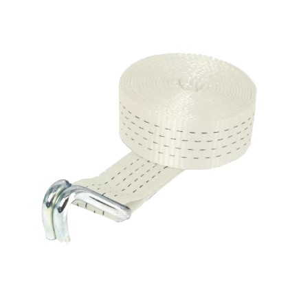 50mm x 12m - White Tie Down Strap - 4Ton| 1PCE