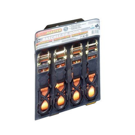 25mm - Ratchet & Tie Down Set | PCS 4