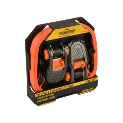 27mm x 3.0m - Heavy Duty Tie Down  Xstrap Set - 2Pk | Livingstone 
