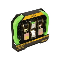 25mm x 3m - Standard Combo  Tie Down Xstrap Set | Livingstone