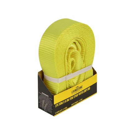 50mm x 6.0m - Commercial Loop End Mes Tow Strap Xstrap | Livingstone