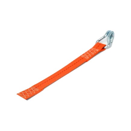 25mm - Tail Piece with J-Hook - Orange