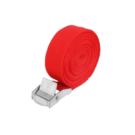 50mm - Cambuckle with 1mtr strap | Red 