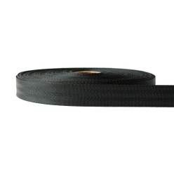 10mm - Sewn Twill Tape - Black | SOLD PER METER