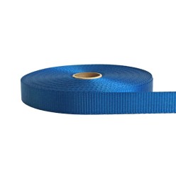 25mm – 2 Ton Industrial Webbing Blue | SOLD PER METER