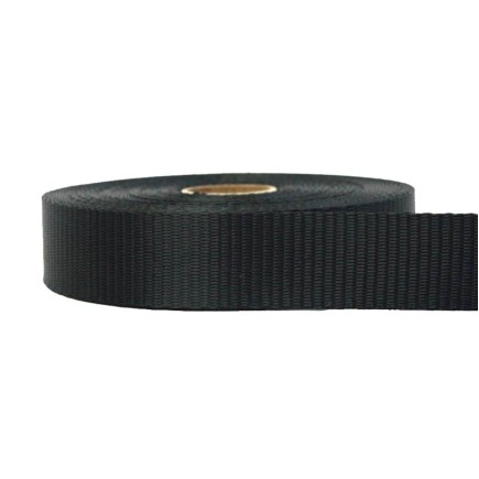 35mm – 2 Ton Industrial Webbing Black | SOLD PER METER