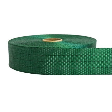 50mm – 3 Ton Industrial Webbing Green | SOLD PER METER
