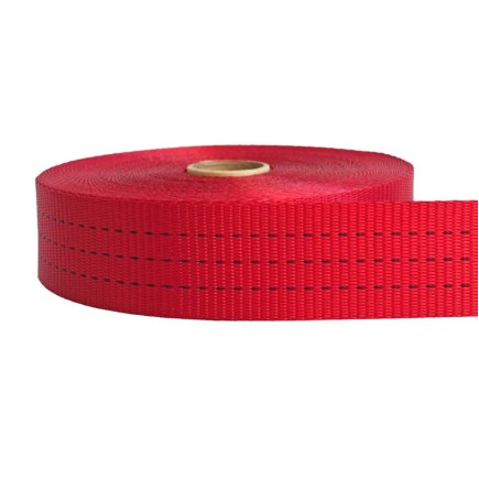 50mm – 3 Ton Industrial Webbing Red | SOLD PER METER