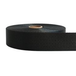 50mm – 5 Ton Industrial Webbing - Black | SOLD PER METER
