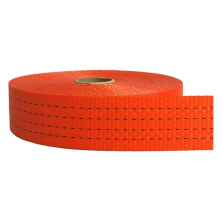 50mm – 5 Ton Industrial Webbing - Orange | SOLD PER METER