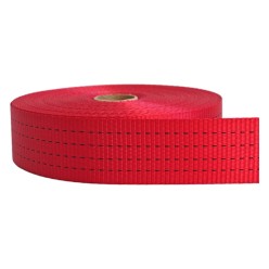 50mm – 5 Ton Industrial Webbing - Red | SOLD PER METER